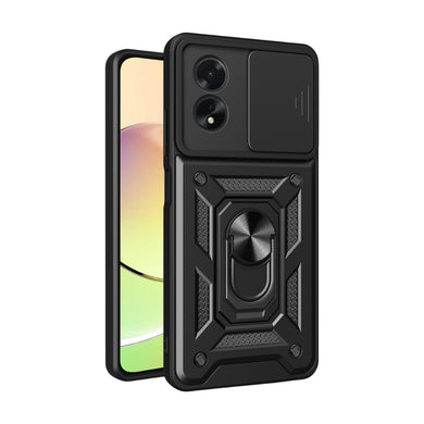 OPPO A98 5G (CPH2529) - Shockproof Armour Heavy Duty Phone Case with Ring Holder & Camera Protection - Polar Tech Australia