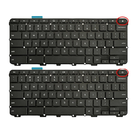 Lenovo 100e Chromebook 2nd Gen MTK 81QB Series - Laptop Keyboard Without Backlit US Layout