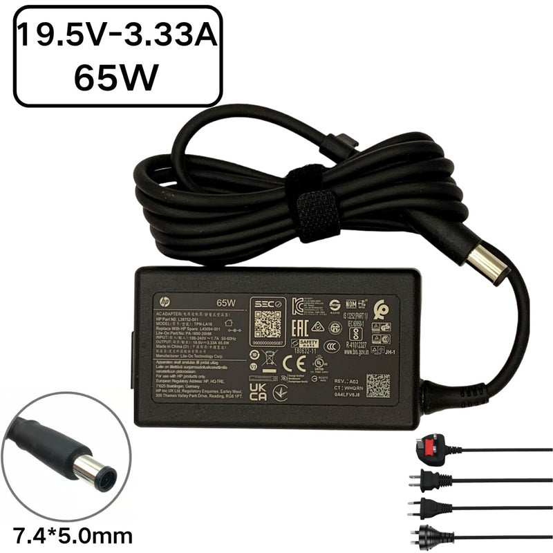 Chargez l&#39;image dans la visionneuse de la galerie, [19.5V-3.33A/65W][7.4x5.0] HP Spectre Pro x360 G2 Convertible Laptop AC Power Supply Adapter Charger
