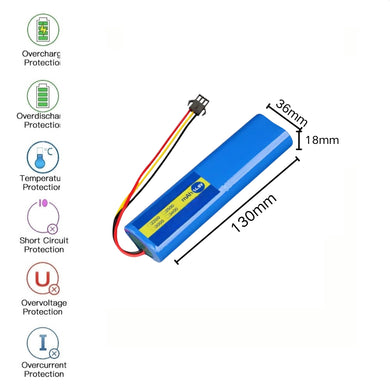 [SM-3P-3 Connector][18650] Universal 3000mAh 14.8V Rechargeable Li-Ion Lithium Polymer Battery - Polar Tech Australia