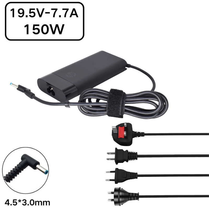 Load image into Gallery viewer, [19.5V-7.7A/150W][4.5x3.0][TPN-CA11] HP ZBook Studio G3, HP ZBook 15 G3 and HP ZBook 15u G3 mobile workstations AC power Supply Adapter Charger
