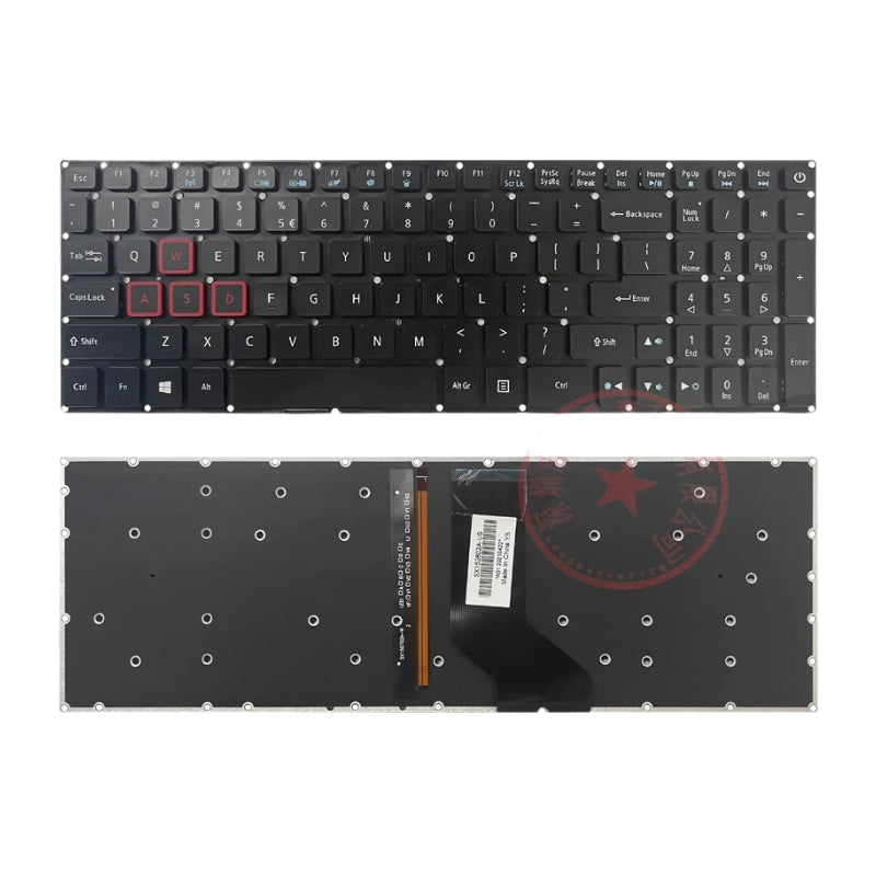 Chargez l&#39;image dans la visionneuse de la galerie, Acer Aspire VX 15 VX5-591G / AN515-51 AN515-52 AN515-53 Series - Laptop Keyboard With Backlit US Layout
