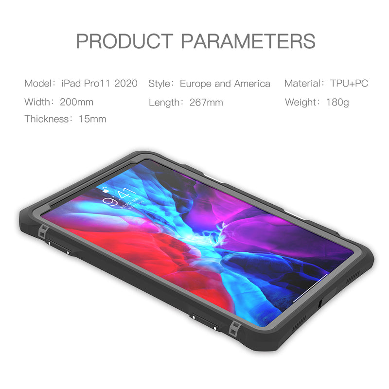 Chargez l&#39;image dans la visionneuse de la galerie, Apple iPad Pro 11&quot; 2020 &amp; 2021 &amp; 2022 Version Shellbox Waterproof Heavy Duty Lifeproof Style Case - Polar Tech Australia

