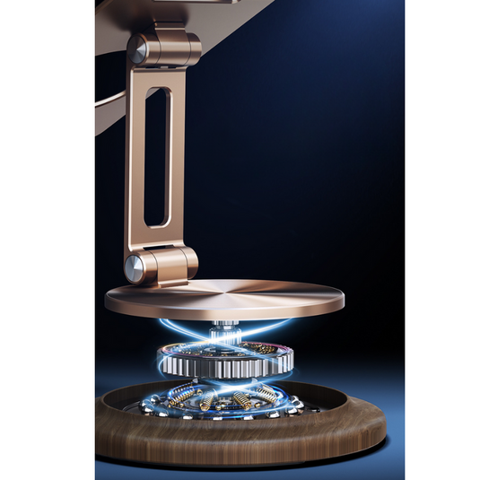 Boneruy 360-Degree Rotating Phone and Tablet Stand - Foldable Aluminum Alloy Holder - Polar Tech Australia