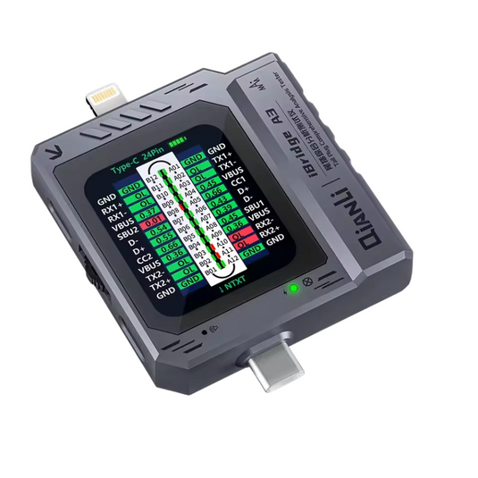 [iBridge A3] QianLi Charging Port Analysis Tester with Lightning Type-C Port