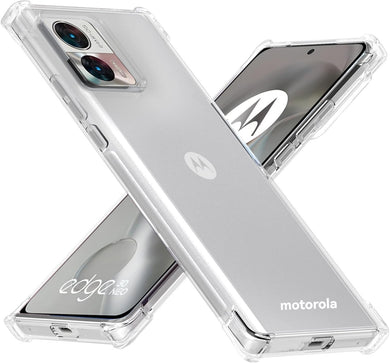Motorola Edge 30 Neo - AirPillow Cushion Transparent Soft Clear TPU Four Corners Protective Case - Polar Tech Australia