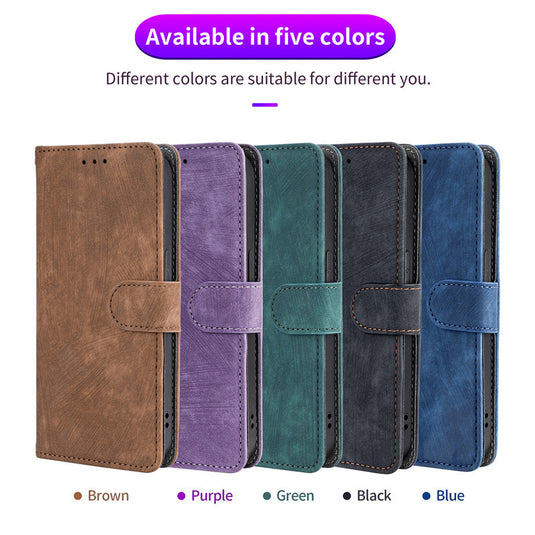 [With Card Solt] Motorola Moto Defy 2 - Flip Folio Case with Card Holders Leather Wallet Case - Polar Tech Australia