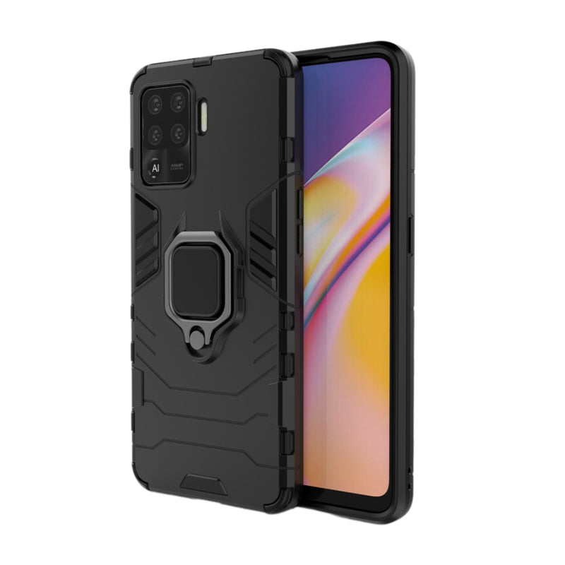 Chargez l&#39;image dans la visionneuse de la galerie, OPPO A94 5G (CPH2211) - Heavy Duty Armor Case With Ring Holder Stand - Polar Tech Australia
