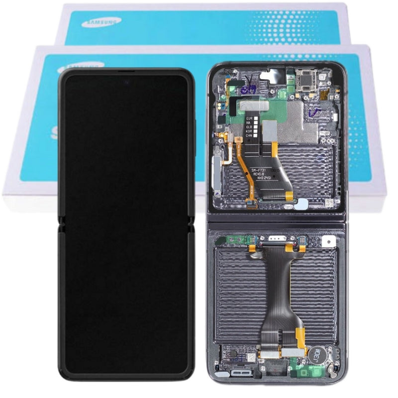 Cargue la imagen en el visor de la galería, [Samsung Service Pack] Samsung Galaxy Z Flip 5 5G (SM-F731) LCD Touch Screen Display Assembly With Frame - Polar Tech Australia
