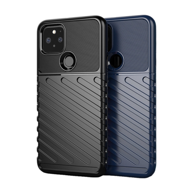 Load image into Gallery viewer, Google Pixel 5 - Thunder Series Twill Texture Thickened Anti-fall Protection TPU Case
