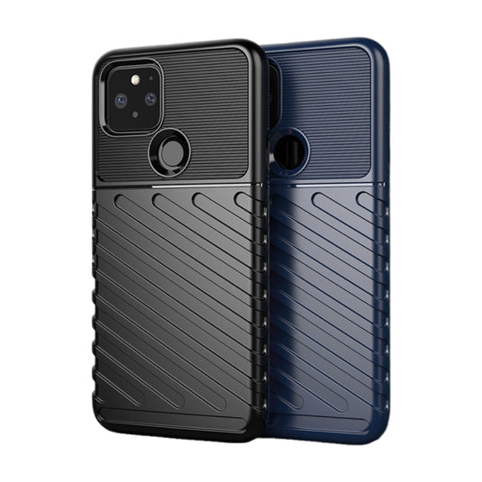 Google Pixel 5 - Thunder Series Twill Texture Thickened Anti-fall Protection TPU Case