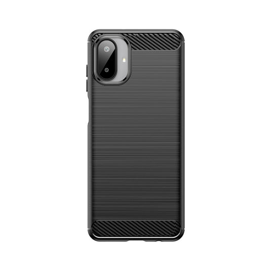 Samsung Galaxy A07 4G (SM-A075) - Carbon Fiber Brushed Texture TPU Phone Case