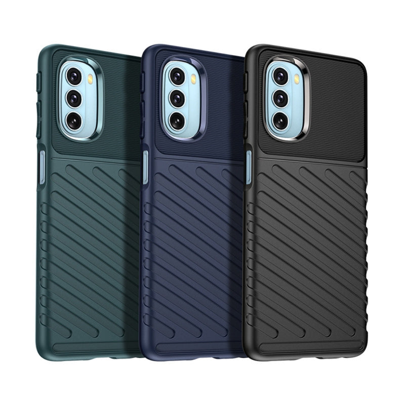 Load image into Gallery viewer, Motorola Moto G50 5G - Thunder Series Twill Texture Thickened Anti-fall Protection TPU Case
