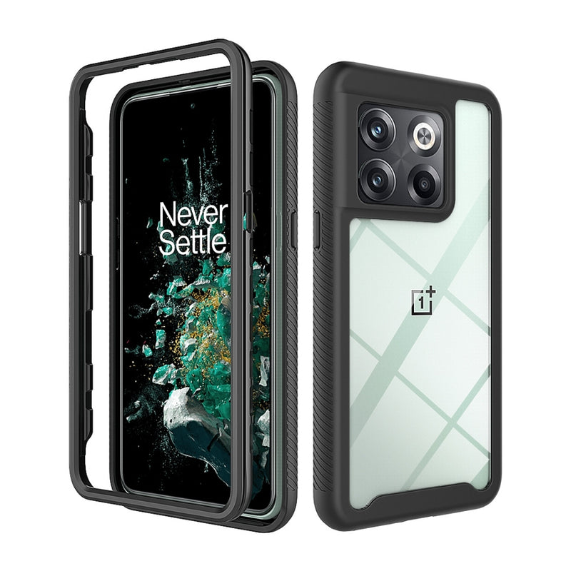 Cargue la imagen en el visor de la galería, OnePlus 10T - Solid Color Shockproof TPU Clear PC Phone Case
