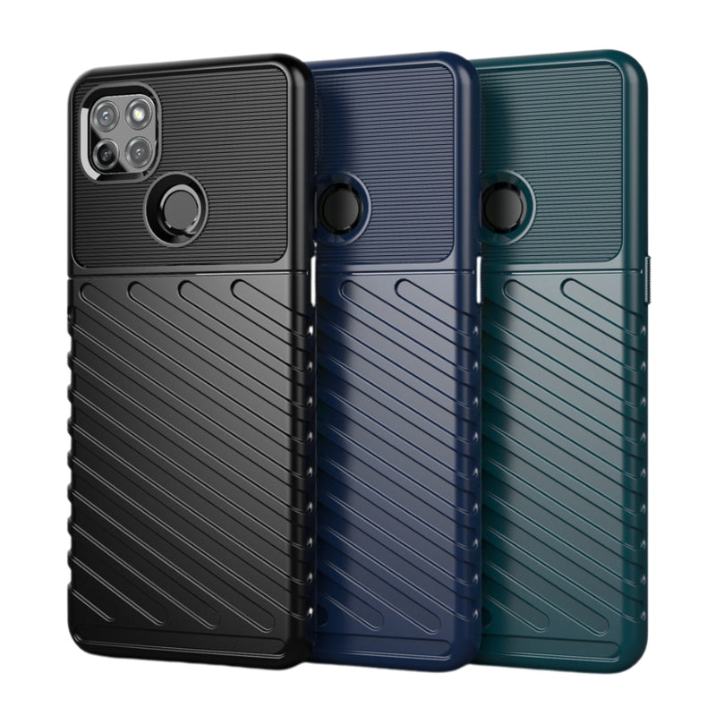 Chargez l&#39;image dans la visionneuse de la galerie, Motorola Moto G9 / G9 Play - Thunder Series Twill Texture Thickened Anti-fall Protection TPU Case - Polar Tech Australia
