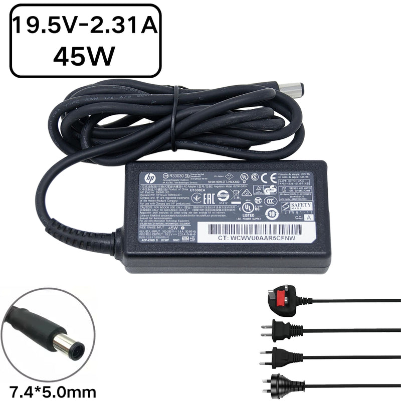 Chargez l&#39;image dans la visionneuse de la galerie, [19.5V-2.31A/45W][7.4x5.0] HP t310 All-in-One Zero Client Laptop AC Power Supply Adapter Charger
