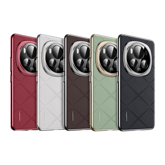 Honor Magic6 Pro (BVL-AN16, BVL-N49) - Plain Leather PC Phone Case