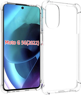 Motorola Moto G 2022 - AirPillow Cushion Transparent Soft Clear TPU Four Corners Protective Case - Polar Tech Australia