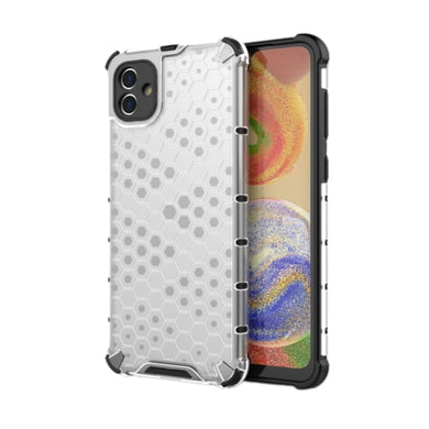 Samsung Galaxy A04 (SM-A045) - Honeycomb Transparent Shockproof Protection Case