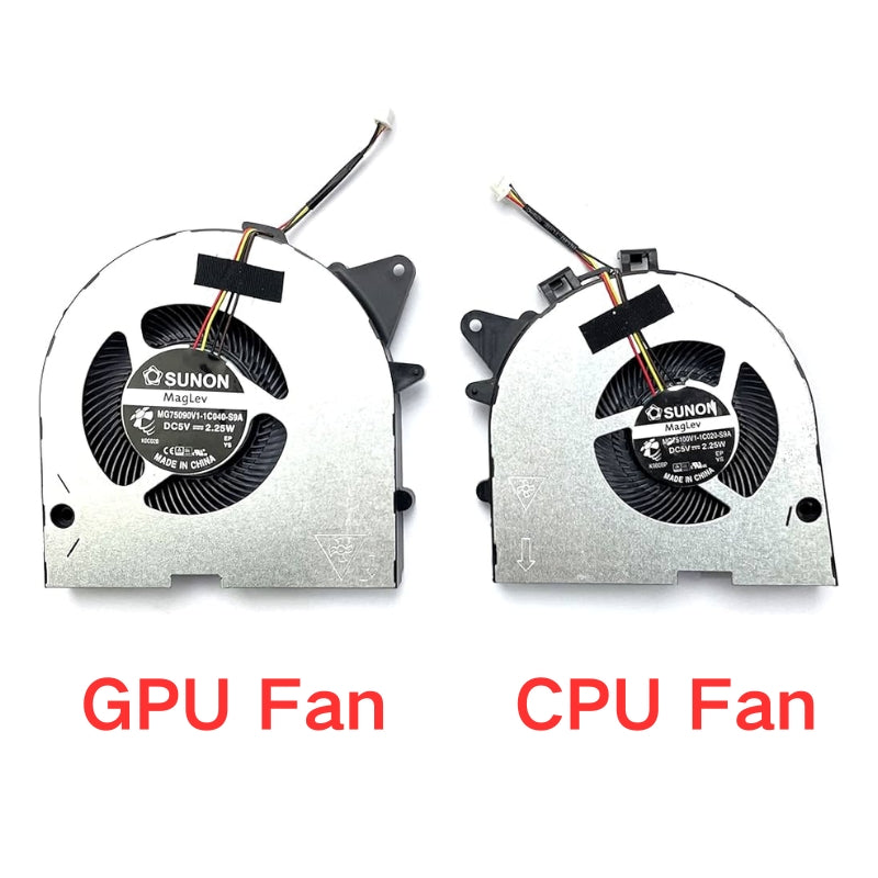 Cargue la imagen en el visor de la galería, Lenovo Legion Y540P Y545 Y7000P (Year 2019) FKTY FKU0 Series - CPU &amp; GPU Cooling Fan Replacement Parts - Polar Tech Australia
