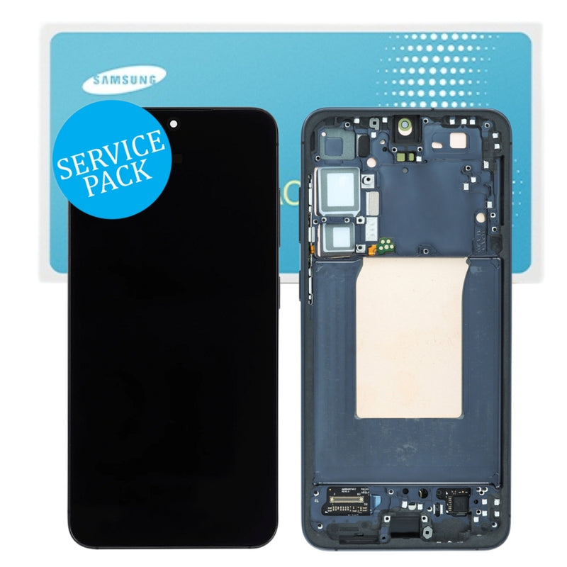 Cargue la imagen en el visor de la galería, [Samsung Service Pack] Samsung Galaxy S25 Plus 5G (SM-S936B) OLED LCD Touch Digitizer Screen Assembly With Frame
