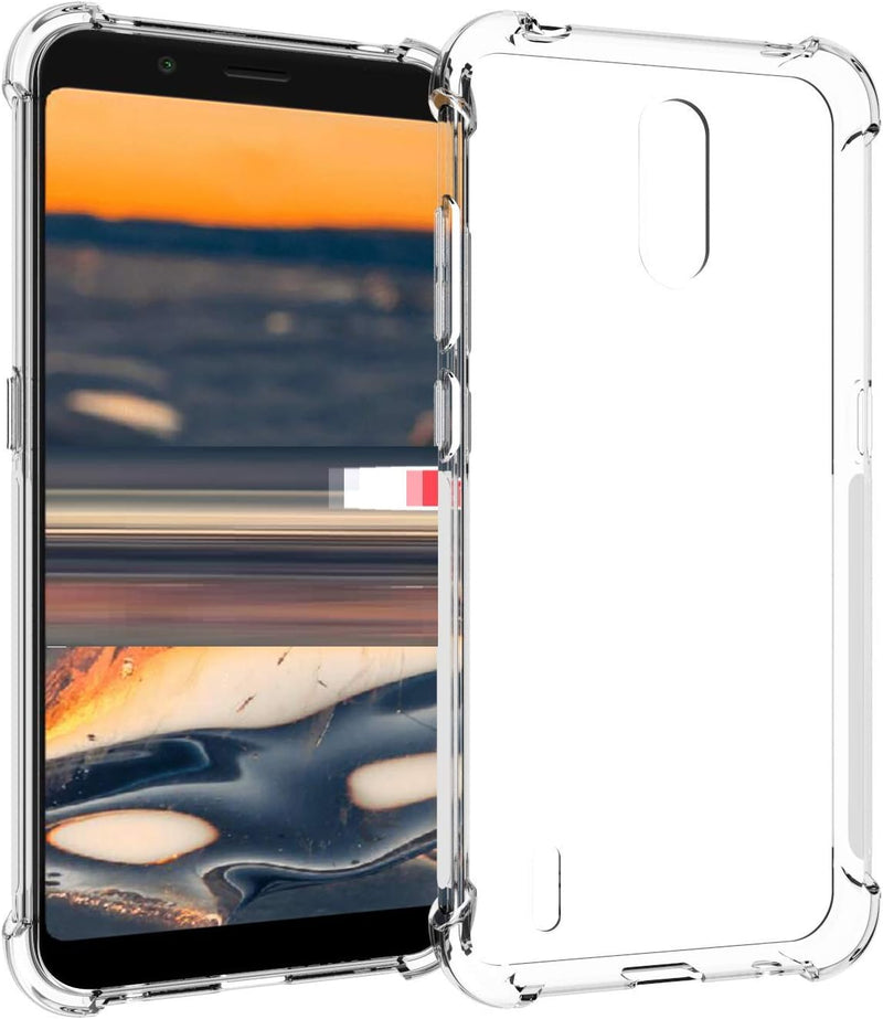 Cargue la imagen en el visor de la galería, Nokia C2 Tava - AirPillow Cushion Transparent Soft Clear TPU Four Corners Protective Case - Polar Tech Australia
