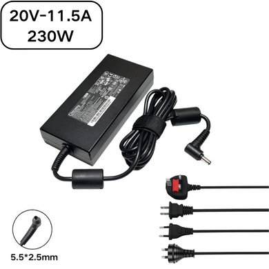 [20V-11.5A/230W][5.5*2.5] MSI GS66 GS76 WS66 WS76 Msi Creator 15 17 Laptop AC Power Supply Adapter Charger - Polar Tech Australia