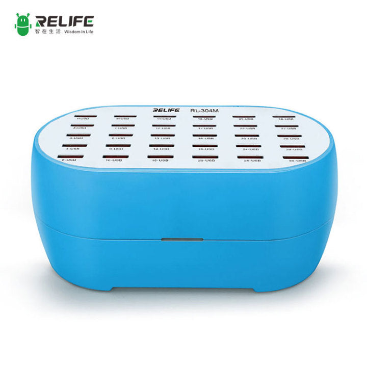 Cargue la imagen en el visor de la galería, [RL-304M] RELIFE Intelligent High Power 30 Port Charger - Polar Tech Australia
