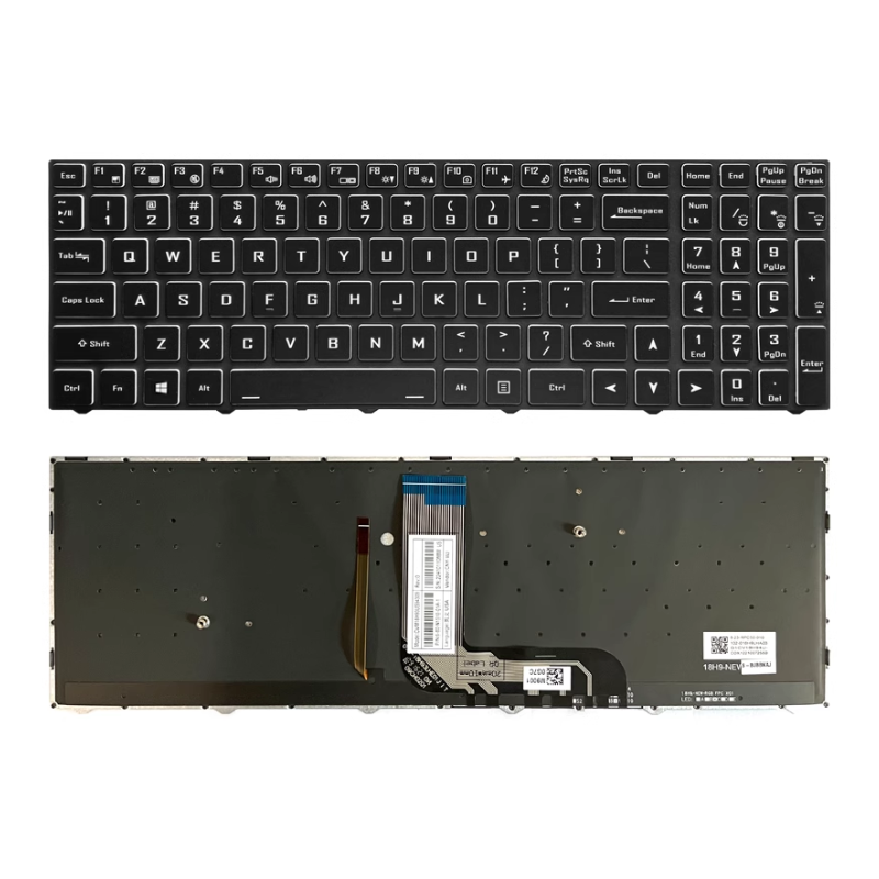 Chargez l&#39;image dans la visionneuse de la galerie, Hasee M7-E8S3 CNH5S03 Series - Laptop Keyboard With Backlit US Layout

