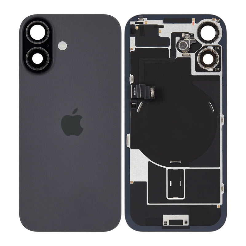 Chargez l&#39;image dans la visionneuse de la galerie, [Assembly With Flex] Apple iPhone 17 - Back Rear Glass With Steel Plate With Wireless NFC Charging MagSafe Magnet &amp; Flashlight Flex
