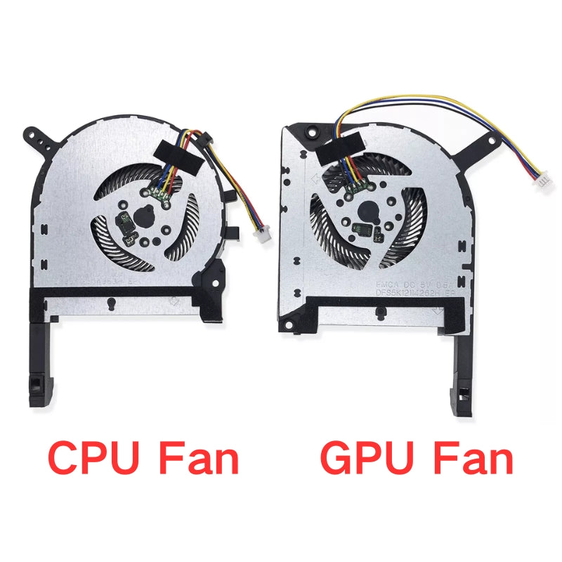 Cargue la imagen en el visor de la galería, ASUS TUF FX95 FX86 FX505 FX705 FX96 FX506 Series - CPU &amp; GPU Cooling Fans Replacement Parts - Polar Tech Australia
