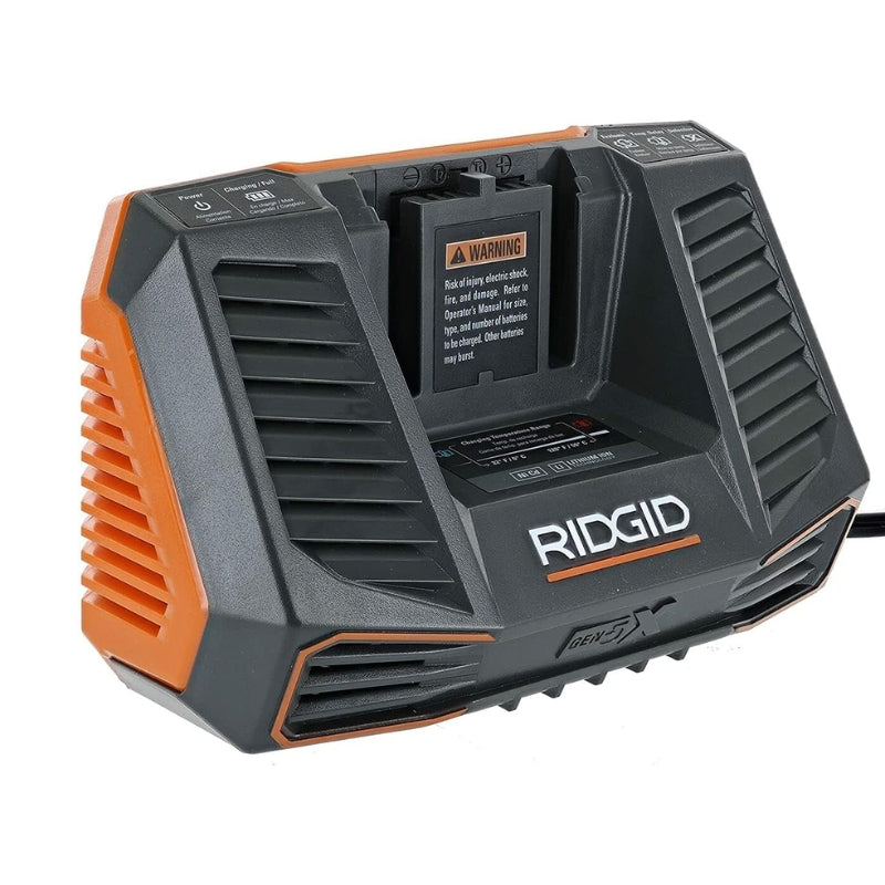 Cargue la imagen en el visor de la galería, [R840095][18V-4.1A] Genuine Original RIDGID Fast Charger Electrical Tool Li-ion Battery - Replacement Charger - Polar Tech Australia
