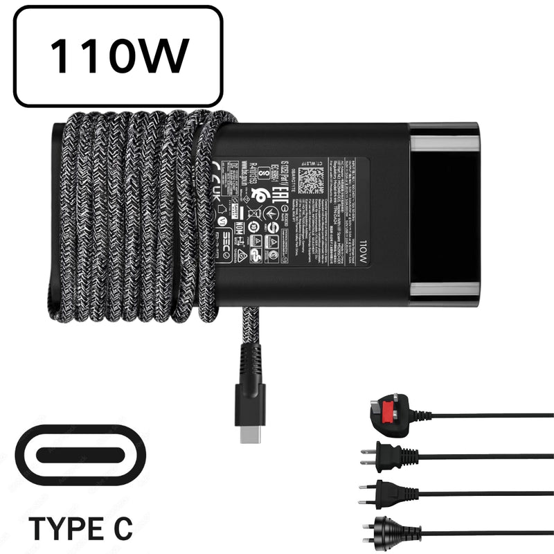 Load image into Gallery viewer, [110W][Type C] HP Elite Dragonfly Laptop AC power Supply Adapter Charger
