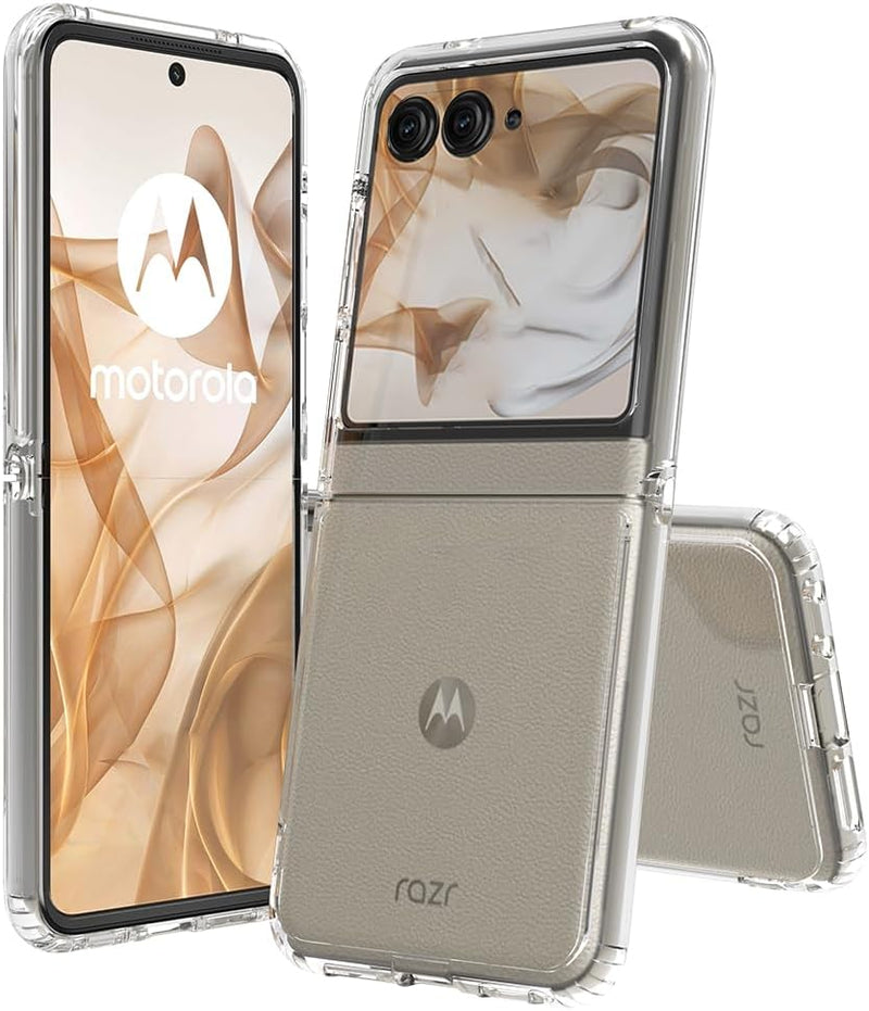 Load image into Gallery viewer, Motorola Moto Razr 2024 - AirPillow Cushion Transparent Soft Clear TPU Case - Polar Tech Australia
