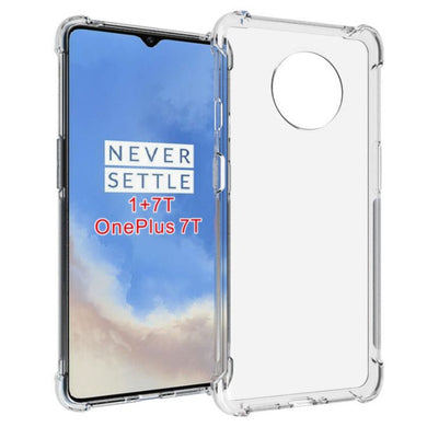 OnePlus 1+7T - AirPillow Cushion Transparent Soft Clear TPU Four Corners Protective Case - Polar Tech Australia