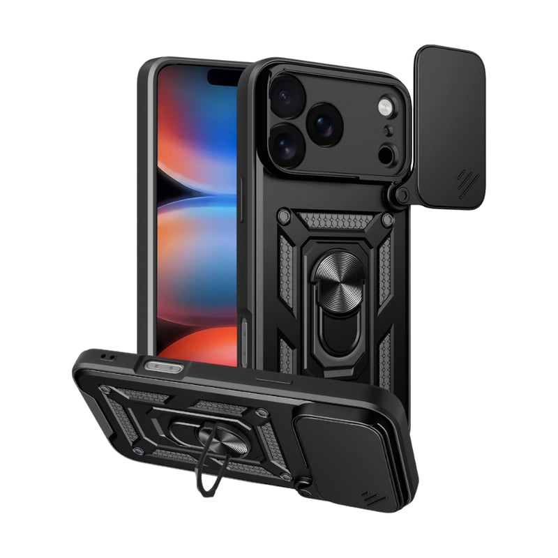 Chargez l&#39;image dans la visionneuse de la galerie, Apple iPhone 17 Air - Shockproof Armour Heavy Duty Phone Case with Ring Holder &amp; Camera Protection
