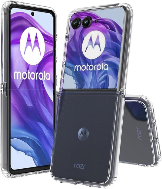 Motorola Razr 50 Ultra - AirPillow Cushion Transparent Soft Clear TPU Case - Polar Tech Australia