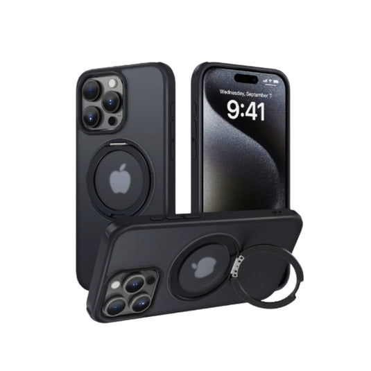 [Magsafe Compatible][Foldable Kick Stand Ring] Apple iPhone 16/16 Plus/16 Pro/16 Pro Max - Soft Skin Heavy Duty Drop Proof Case - Polar Tech Australia