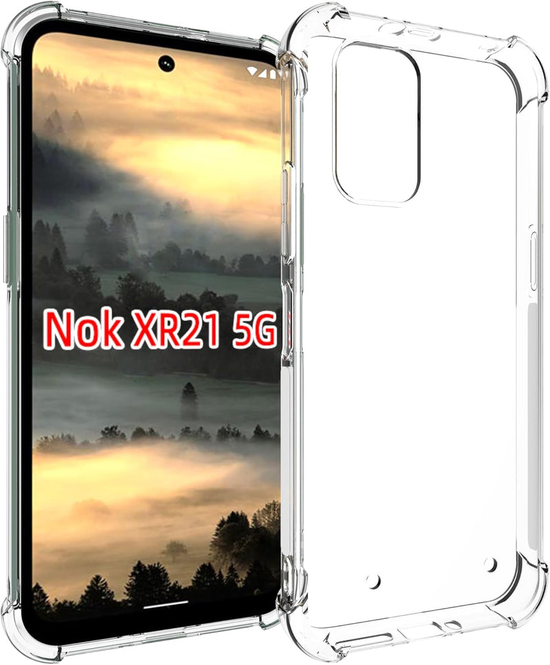 Cargue la imagen en el visor de la galería, Nokia XR21 - AirPillow Cushion Transparent Soft Clear TPU Four Corners Protective Case - Polar Tech Australia
