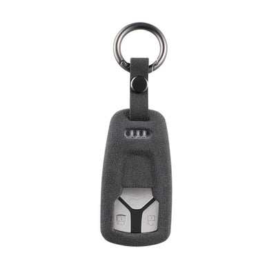 Audi Alcantara Remote Car Key Fob Case Cover For A4, A5, A6, Q5, Q7, S4, S5, S7