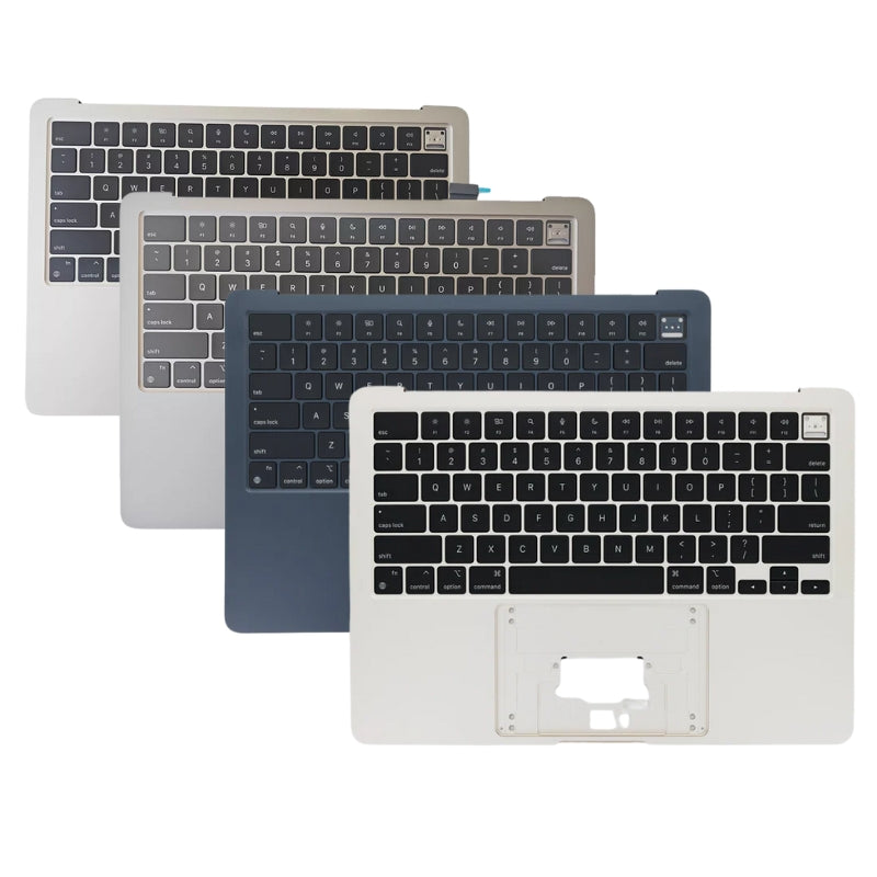 Chargez l&#39;image dans la visionneuse de la galerie, MacBook Air M2 A2681 (Year 2022) - Keyboard With Frame Housing Palmrest US Layout Assembly - Polar Tech Australia
