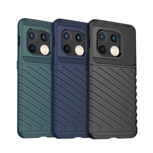 OnePlus 9R - Thunder Series Twill Texture Thickened Anti-fall Protection TPU Case