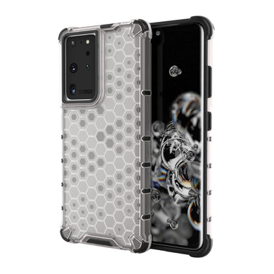 Samsung Galaxy S21 Plus 5G (SM-G996) - Honeycomb Transparent Shockproof Protection Case