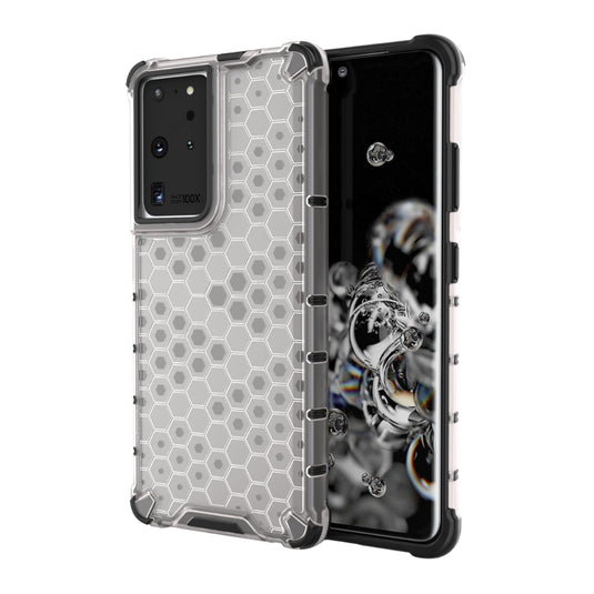 Samsung Galaxy S21 Plus 5G (SM-G996) - Honeycomb Transparent Shockproof Protection Case