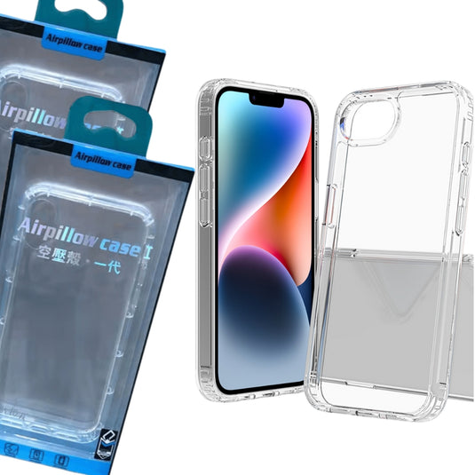 Apple iPhone 16 Plus - Trasnsparent Airpillow Air Cushion Shock proof Case