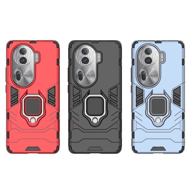 Load image into Gallery viewer, OPPO Reno11 Pro 5G (CPH2607) - Heavy Duty Armor Case With Ring Holder Stand - Polar Tech Australia
