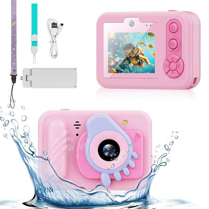 Load image into Gallery viewer, [Depth 1.5M Max] High-Definition IP68 Waterproof Kids Camera With Triangular Stand &amp; Safety Strap - Polar Tech Australia
