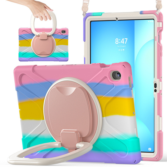 Samsung Tab S10 FE Plus 13.1" 2025 - 360 Degree Rotation Heavy Duty EVA Kid Friendly Ring Holder Stand Case - i-Station Mobile Phone & Electronic Device Repair and Accessories