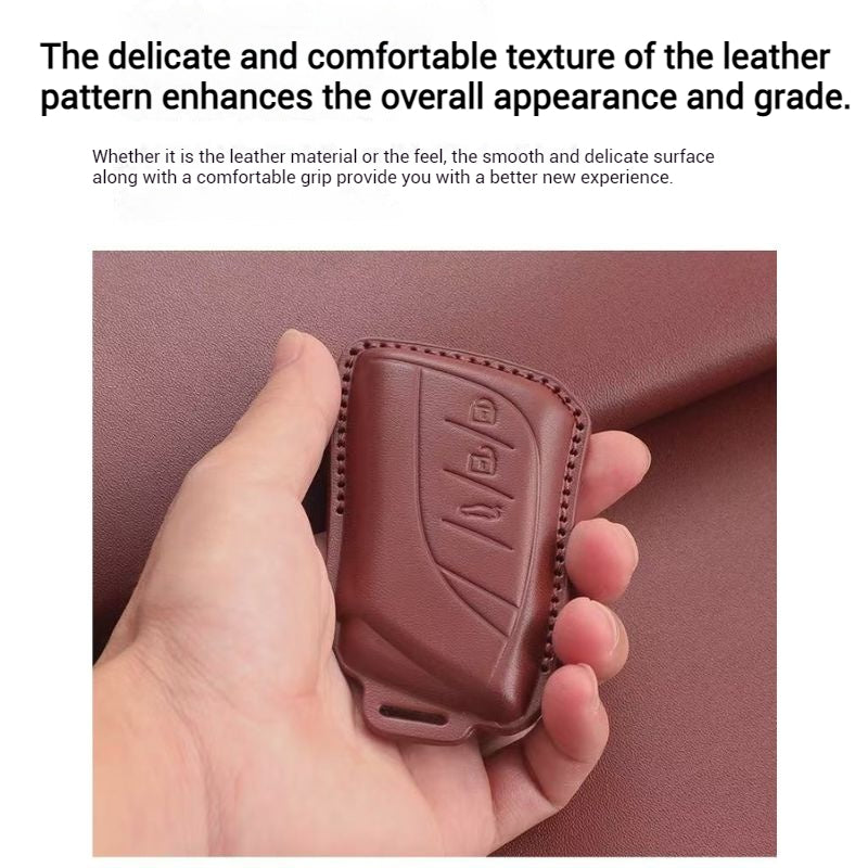 Load image into Gallery viewer, Lexus Leather Car Key Fob Case Cover For ES200, ES300H, RX300, RX350H, NX260, LX570, RX270
