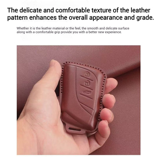 Lexus Leather Car Key Fob Case Cover For ES200, ES300H, RX300, RX350H, NX260, LX570, RX270